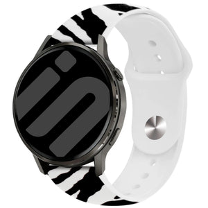 Garmin Forerunner 645 Silikonarmband mit Print (Wild Zebra)