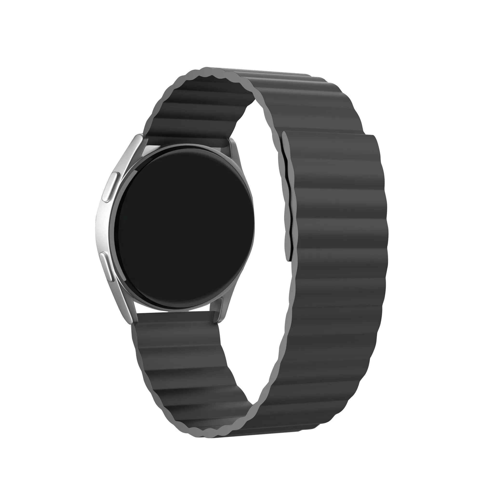 Suunto Run Magnetic Silikonarmband (schwarz)