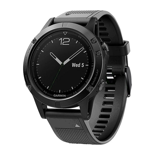 Garmin Quatix 8 Pro - 47mm Silicone Strap (Black)