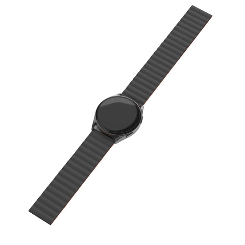 ICE Smart TKS Rectangular 1.41 Magnetic Silicone Strap (Black/Orange)