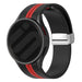 Samsung Galaxy Watch 7 - 44mm magnetisches Sportarmband (Schwarz/Rot)