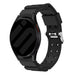 Samsung Galaxy Watch 6 - 44mm Silikon Panzer Armband (Schwarz)