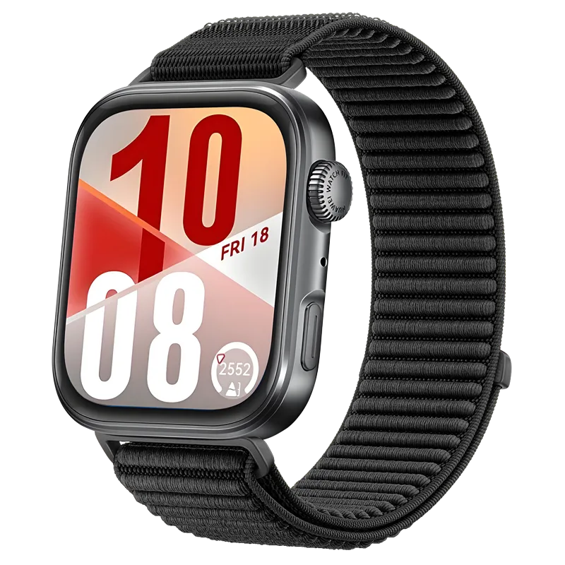 Huawei Watch Fit 5 Wave Nylon Strap (Black)