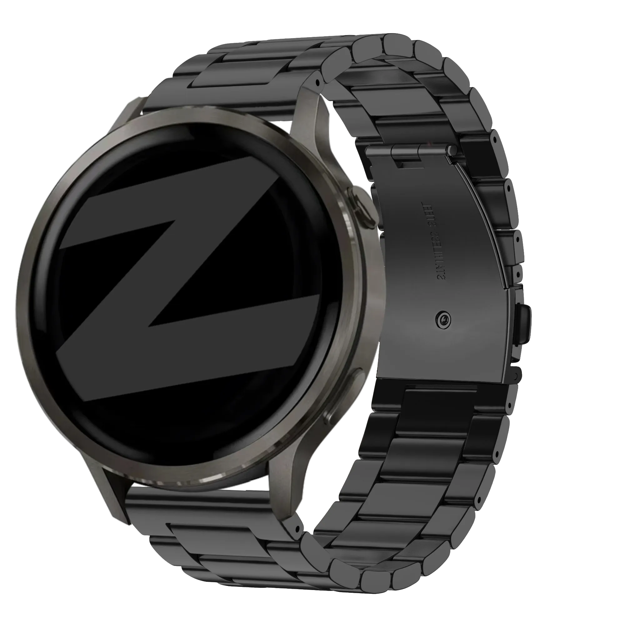 Bandz Garmin D2 Air X15 Stahlarmband 'Classic' (Schwarz)