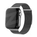 Bandz Apple Watch Milanese Loop Armband (Schwarz)