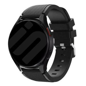 OnePlus Watch 3 - 46mm Twill Silicone Strap (Black)
