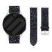 Samsung Galaxy Watch FE Leder-Glitzerarmband (Schwarz)