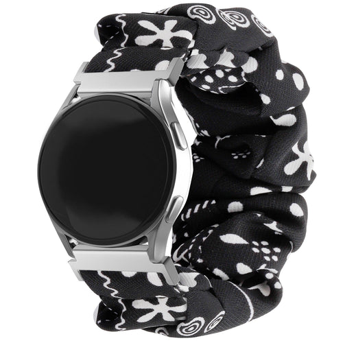Samsung Galaxy Watch 4 44mm Scrunchie Strap (Black Mix)