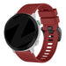 Bandz Garmin Instinct 2 Buckled Silicone Strap (Red)