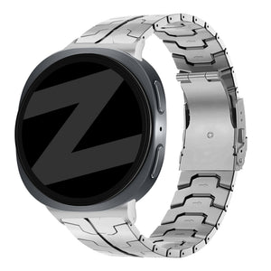 Bandz Samsung Galaxy Watch 8 - 44mm Steel Strap 'Iron' (Silver)