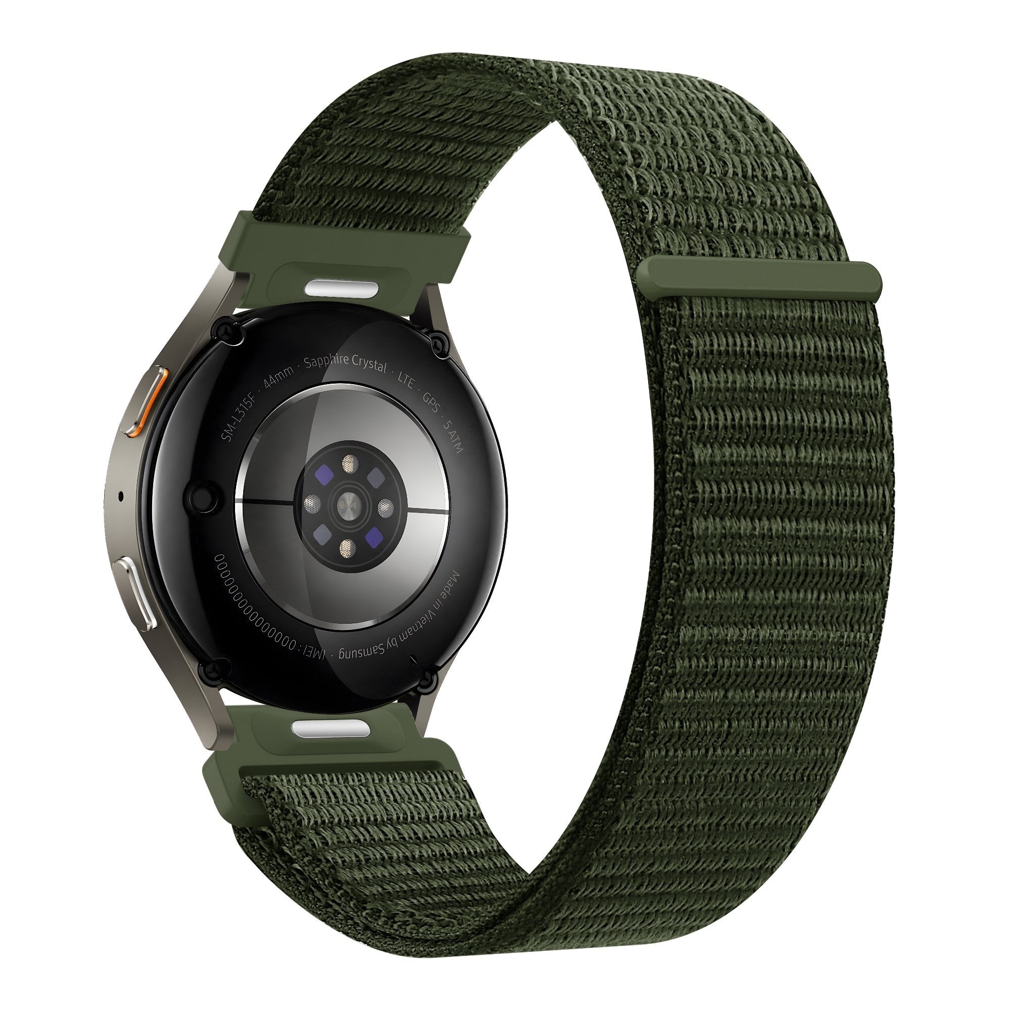 Bandz Huawei Watch GT 5 - 46mm Nylon Strap 'Easy Fit' (Green)