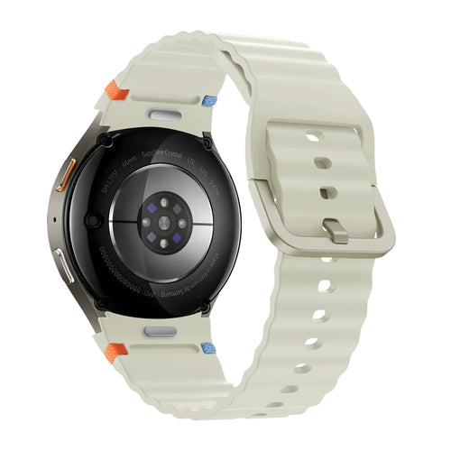 Bandz Samsung Galaxy Watch 5 Pro Wave Strap 'Easy Fit' (Starlight)