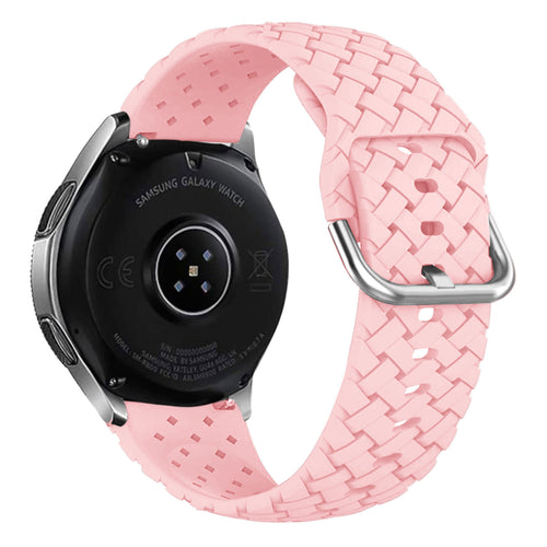 Amazfit Bip U (Pro) Braided Silicone Strap (Pink)