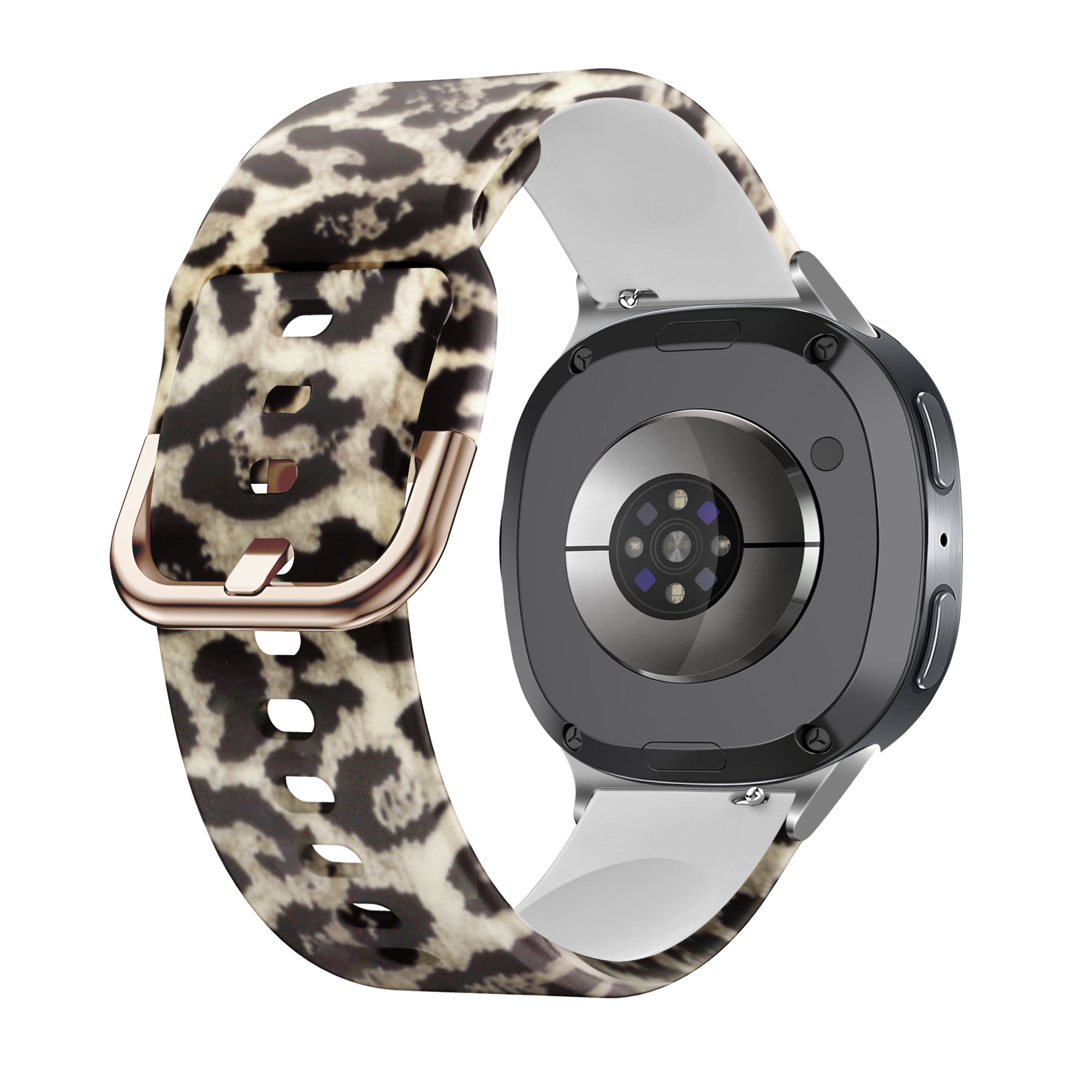 Samsung Galaxy Watch 9 - 44mm Print Silicone Strap (Lucky Leopard)