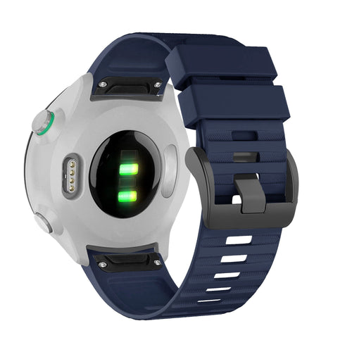 Bandz Garmin Instinct Schnallen-Silikonarmband (Dunkelblau)