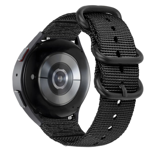 BALR Fossil Gen 5e 44mm Nylonarmband mit Schnalle (Schwarz)
