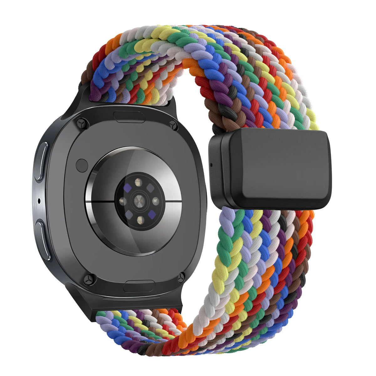 Bandz Samsung Galaxy Watch 9 - 44mm Magnetisch Geflochtenes Armband (Farbenfroh)