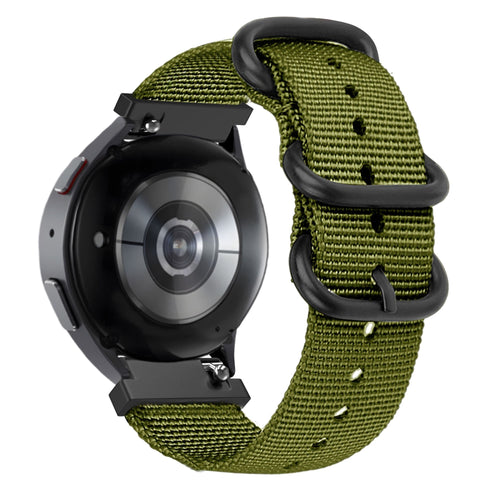Bandz Huawei Watch GT 7 Pro Buckled Nylon Strap (Green)