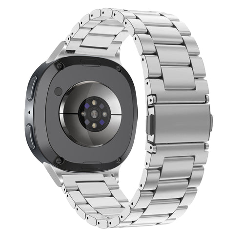 Bandz Samsung Galaxy Watch 8 - 44mm Steel Strap 'Classic' (Silver)