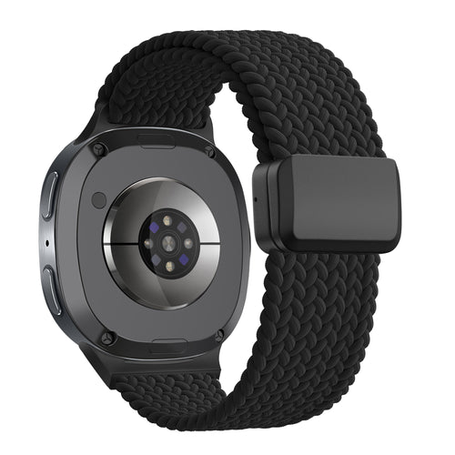 Bandz Samsung Galaxy Watch 8 Classic Magnetic Braided Strap (Black)