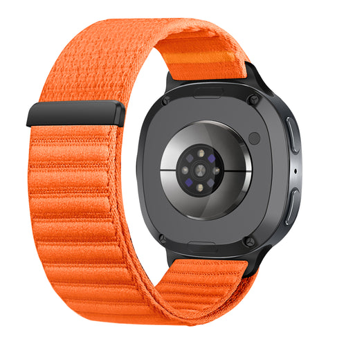 Samsung Galaxy Watch 8 Classic Wave Nylonarmband (Orange)