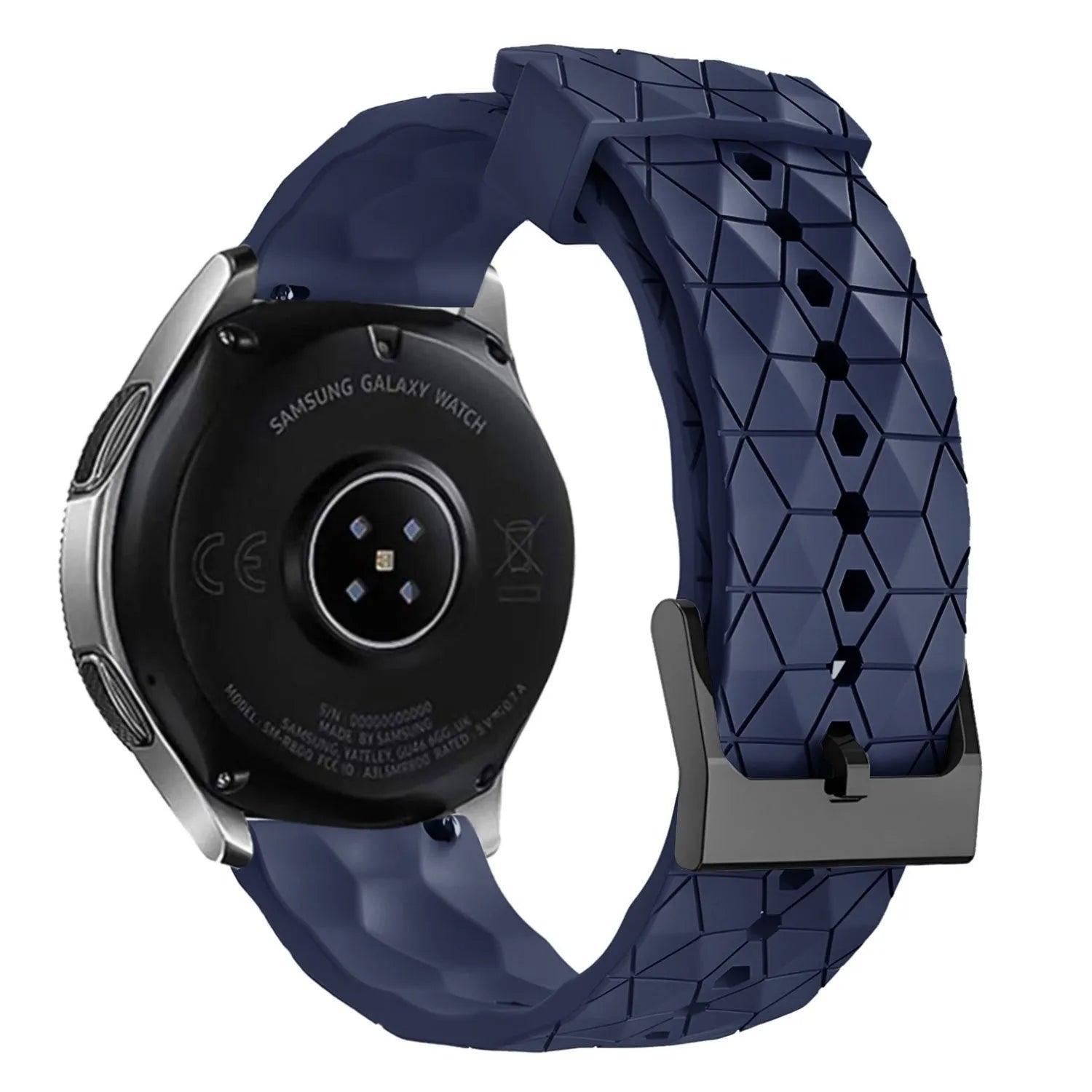 Oppo Watch X2 Silikon Hexa Armband (Dunkelblau)
