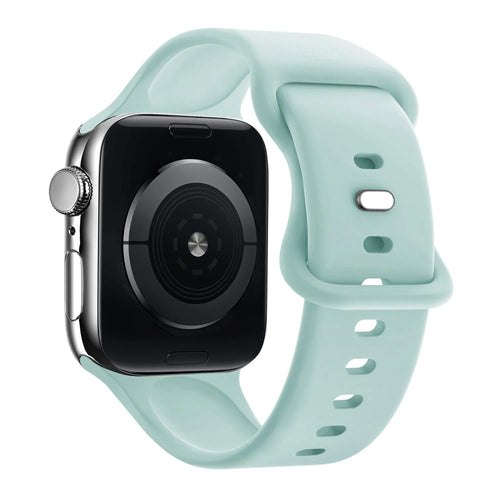 Silicone Strap, on a watch, 3/4 rear view