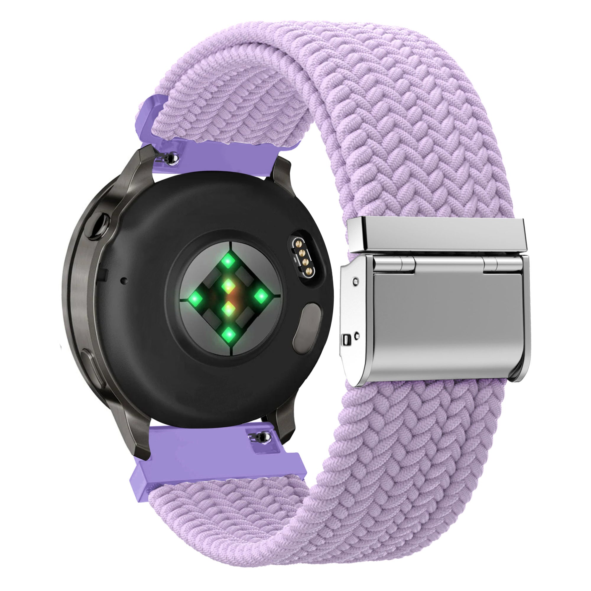 Bandz Garmin Forerunner 70 Gewebtes Nylonarmband (Hell Lila)