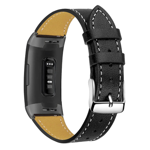 Leather Strap 'Deluxe', on a watch, 3/4 rear view