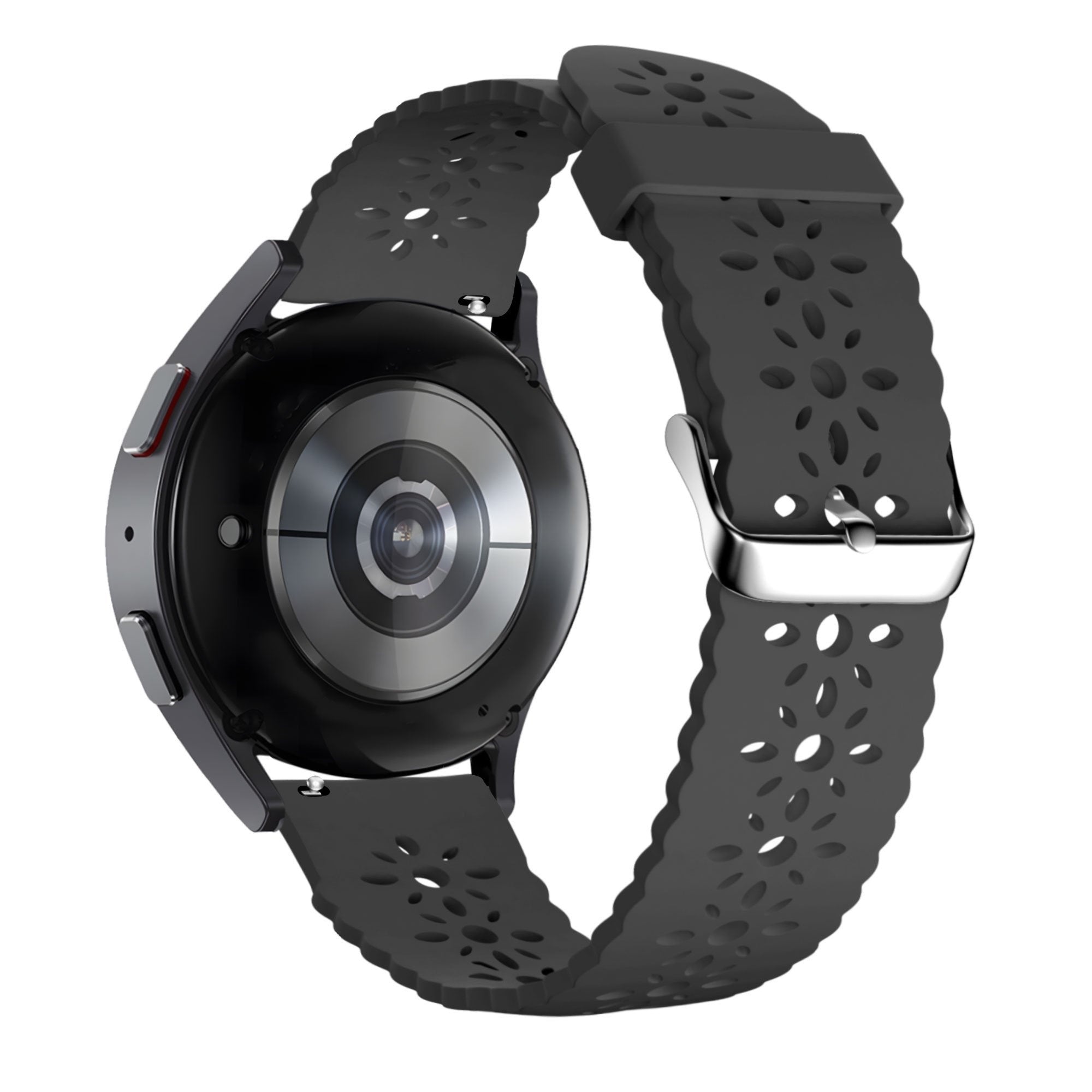 Bandz Coros Apex 2 Silikonarmband mit Muster (Schwarz)