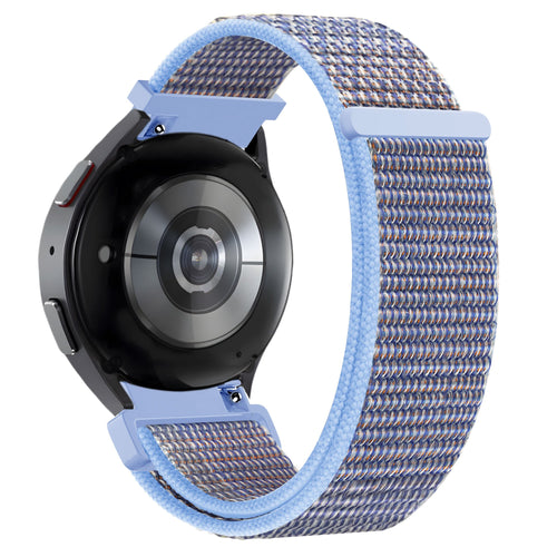 Bandz Garmin Vivomove Style Nylon Loop Armband (Azurblau)