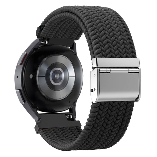 Bandz Realme Watch S (Pro) Woven Nylon Band (Black)