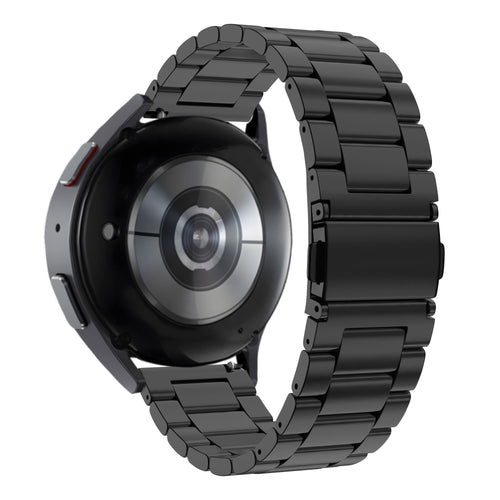 Bandz Garmin Forerunner 570 - 47mm Stahlarmband 'Classic' (Schwarz)