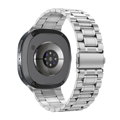 Bandz Samsung Galaxy Watch 8 - 44mm Stahlarmband 'Deluxe' (Silber)