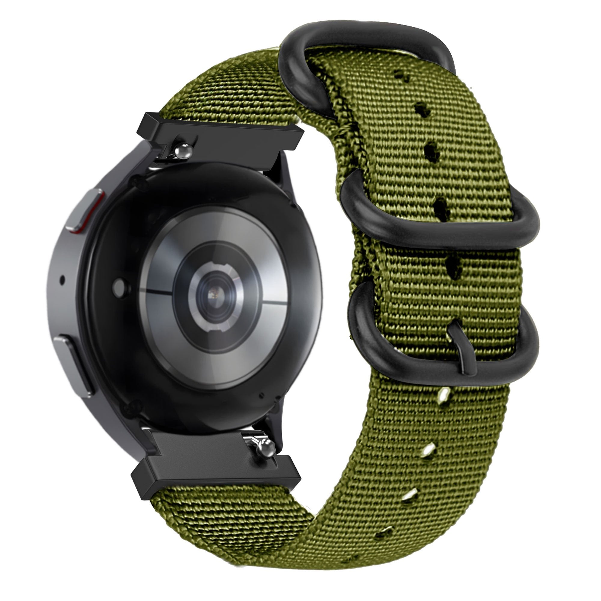 Bandz Garmin Vivomove 3 Nylonarmband mit Schnalle (Grün)