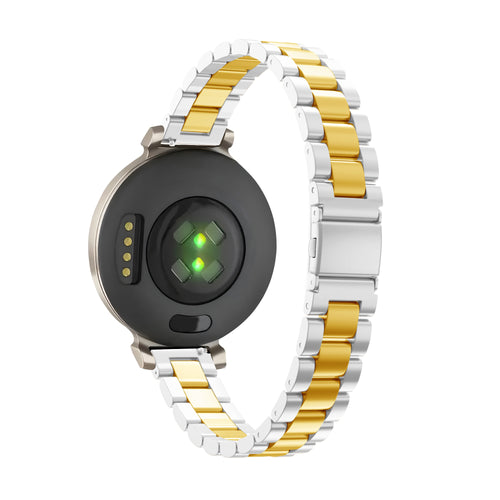 Bandz Garmin Lily 2 Stahlarmband 'Classic' (Silber/Gold)