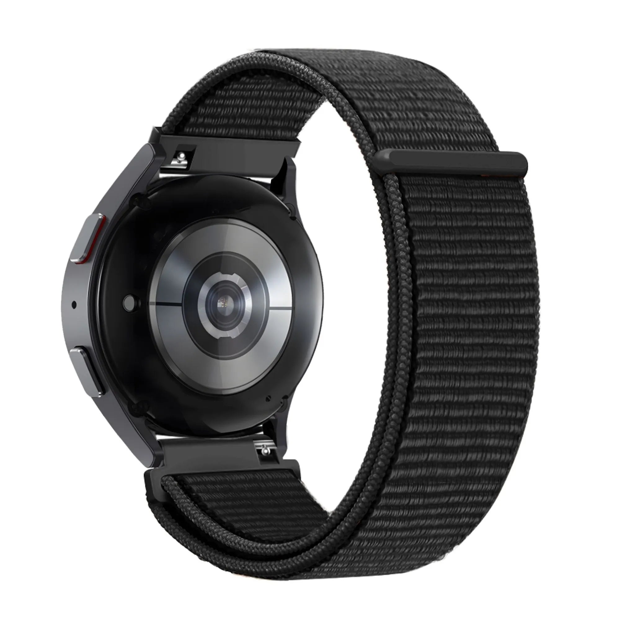 Bandz OnePlus Watch Lite Nylon Loop Armband (Schwarz)
