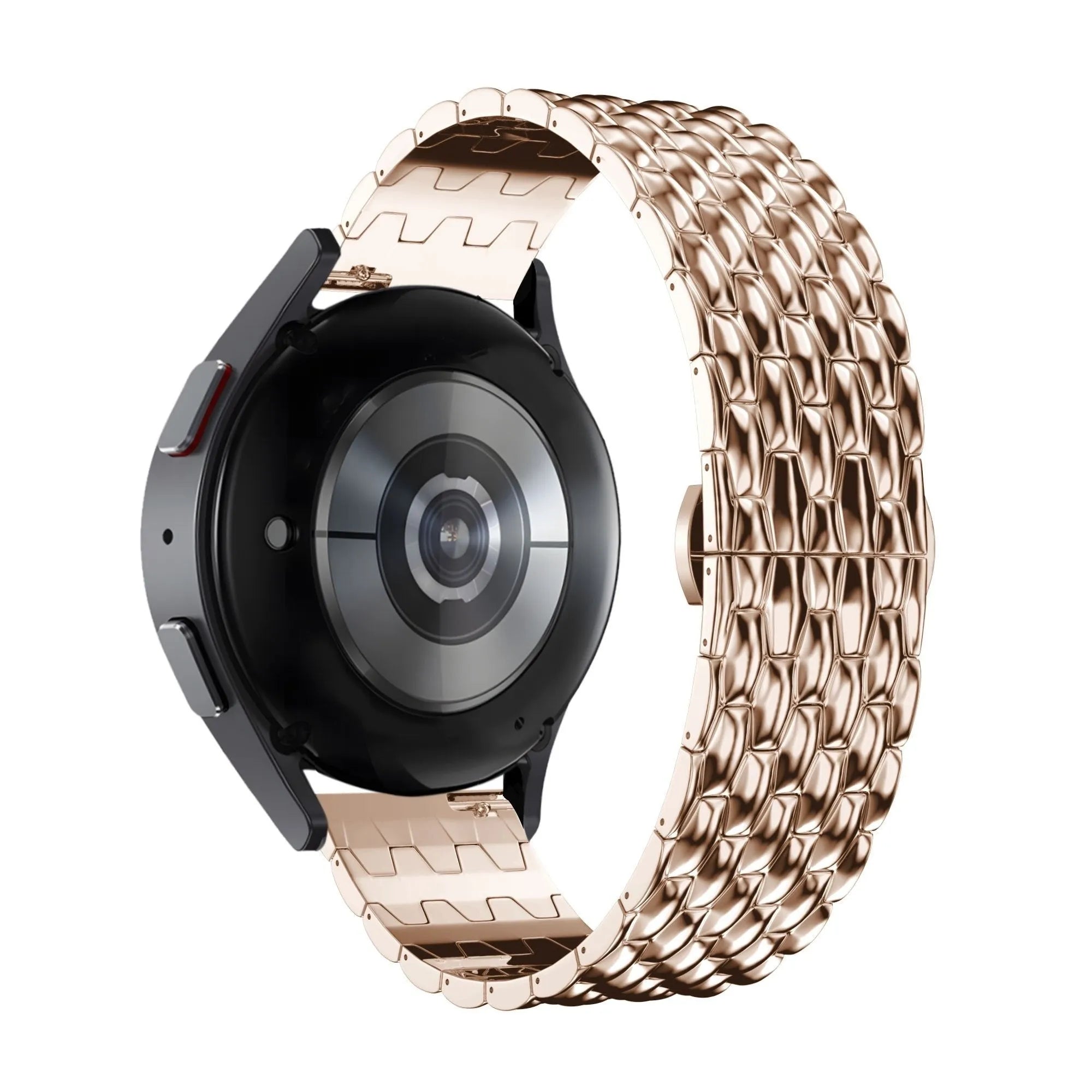 Bandz Amazfit Active 2 Stahlarmband 'Dragon' (Rosé Gold)