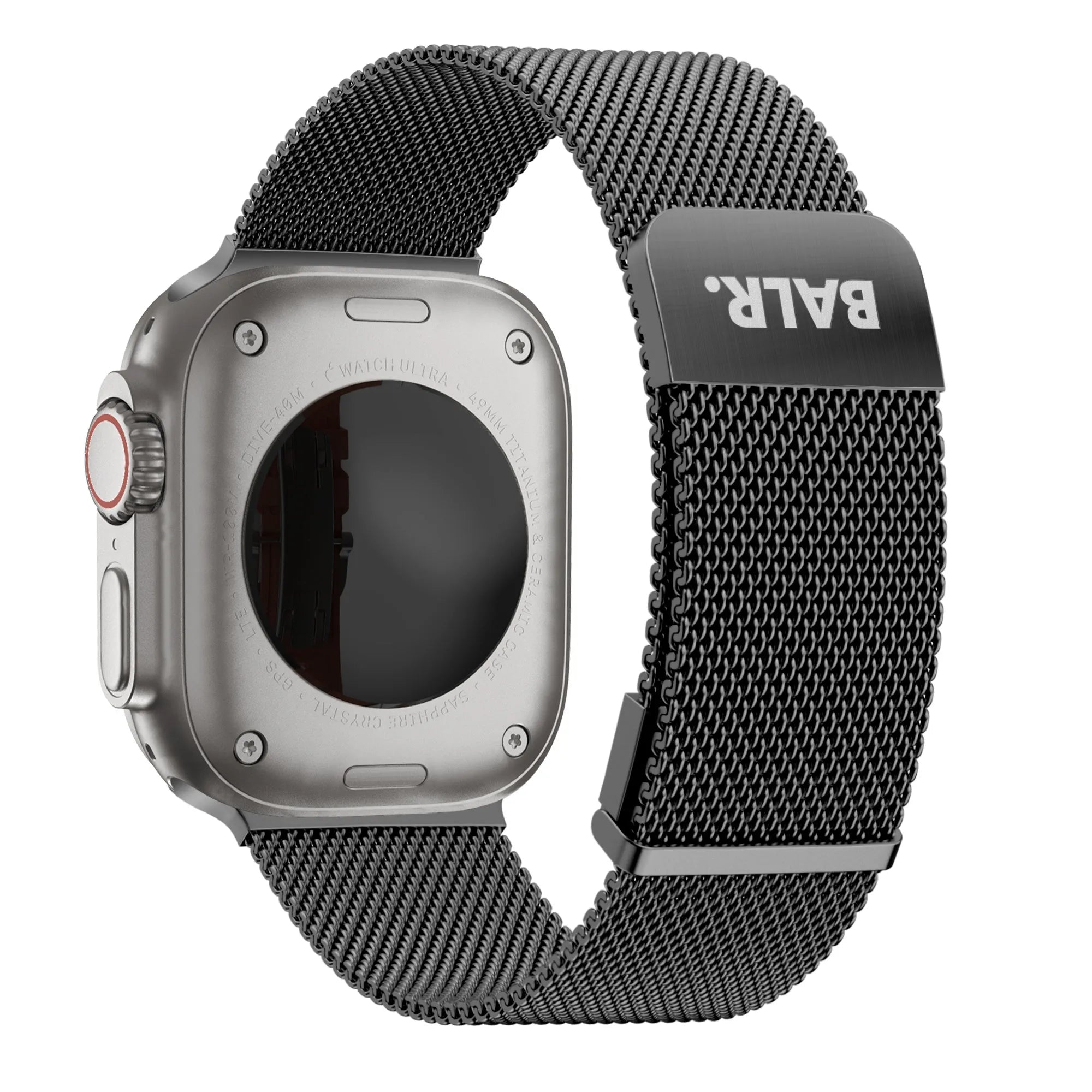 Balr. Apple Watch Milanese-Armband (Schwarz)