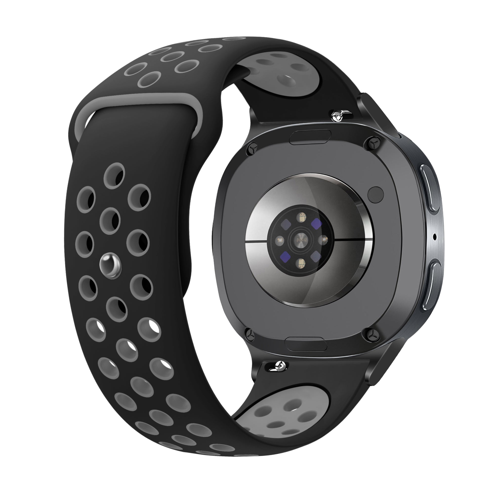 Samsung Galaxy Watch 8 - 44mm Sportarmband (Schwarz/Grau)