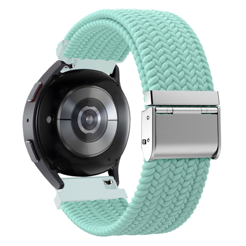 Bandz Garmin Vivomove Style Gewebtes Nylonarmband (Türkis)