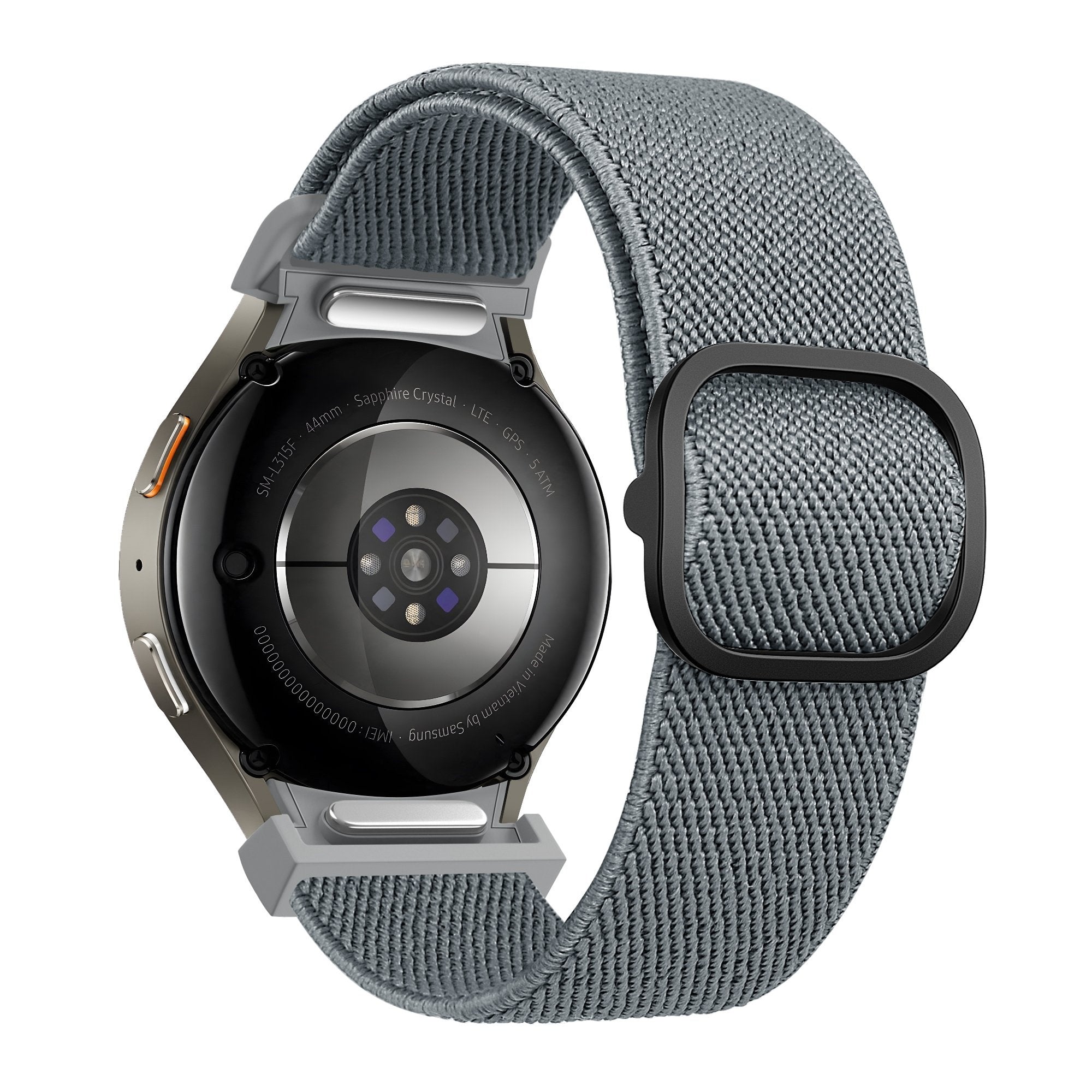 Bandz Samsung Galaxy Watch 4 40mm Elastic Strap 'Easy Fit' (Greyblue)
