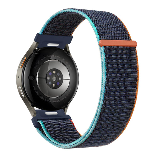 Bandz Huawei Watch GT 7 Pro Nylonarmband 'Easy Fit' (Blau Mix)