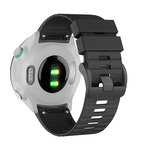 Bandz Garmin Instinct Schnallen-Silikonarmband (Schwarz)