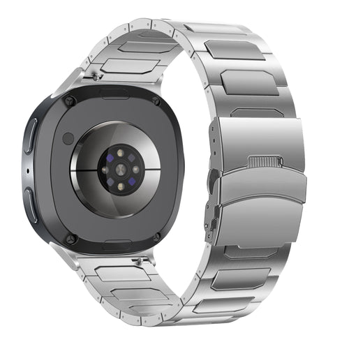 Bandz Samsung Galaxy Watch 8 Classic Titanium Strap 'Deluxe' (Silver)