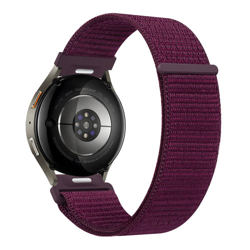 Bandz Huawei Watch GT 6 - 41mm Nylonarmband 'Easy fit' (Pflaume)