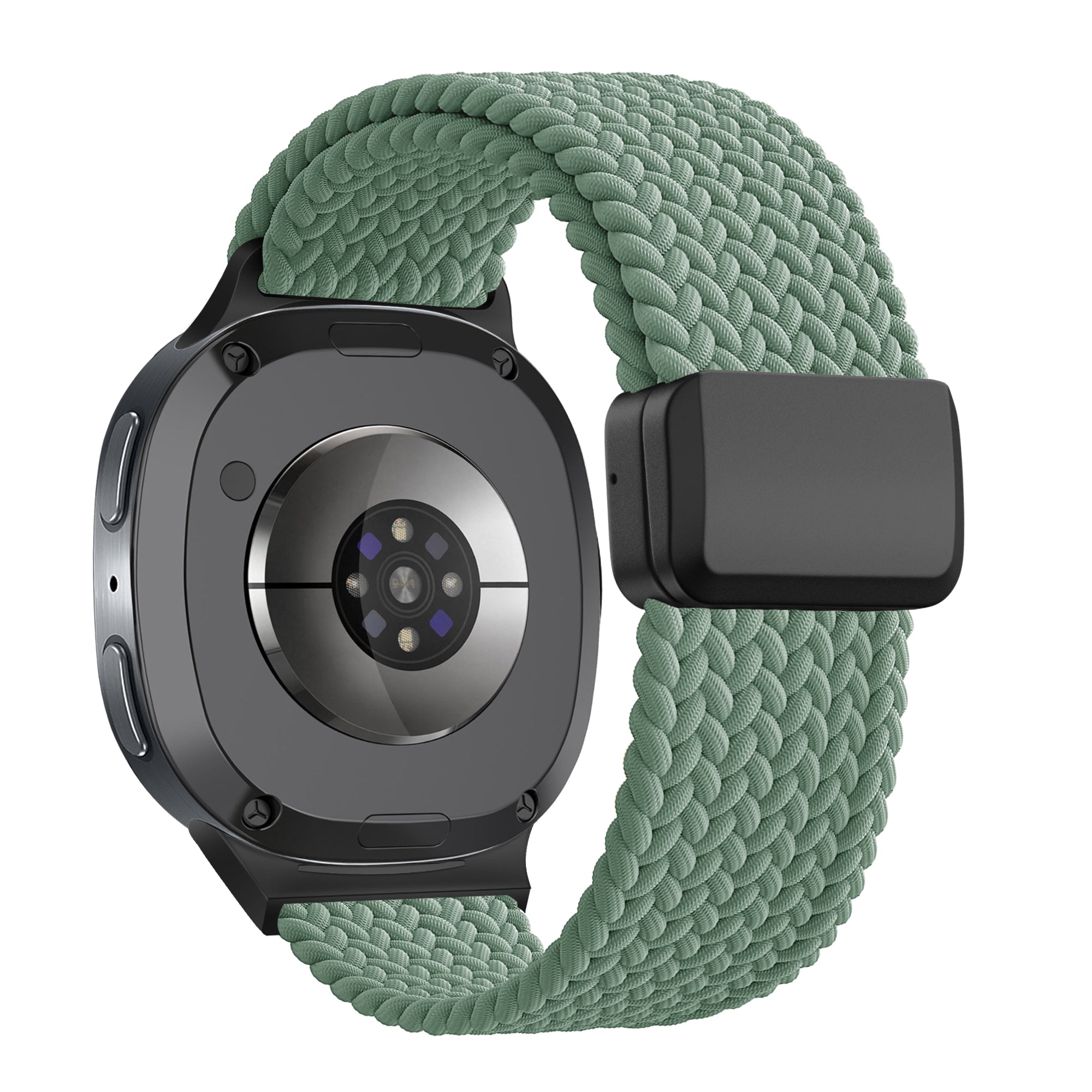 Bandz Samsung Galaxy Watch 8 - 44mm Magnetisch Geflochtenes Armband (Viridiangrün)