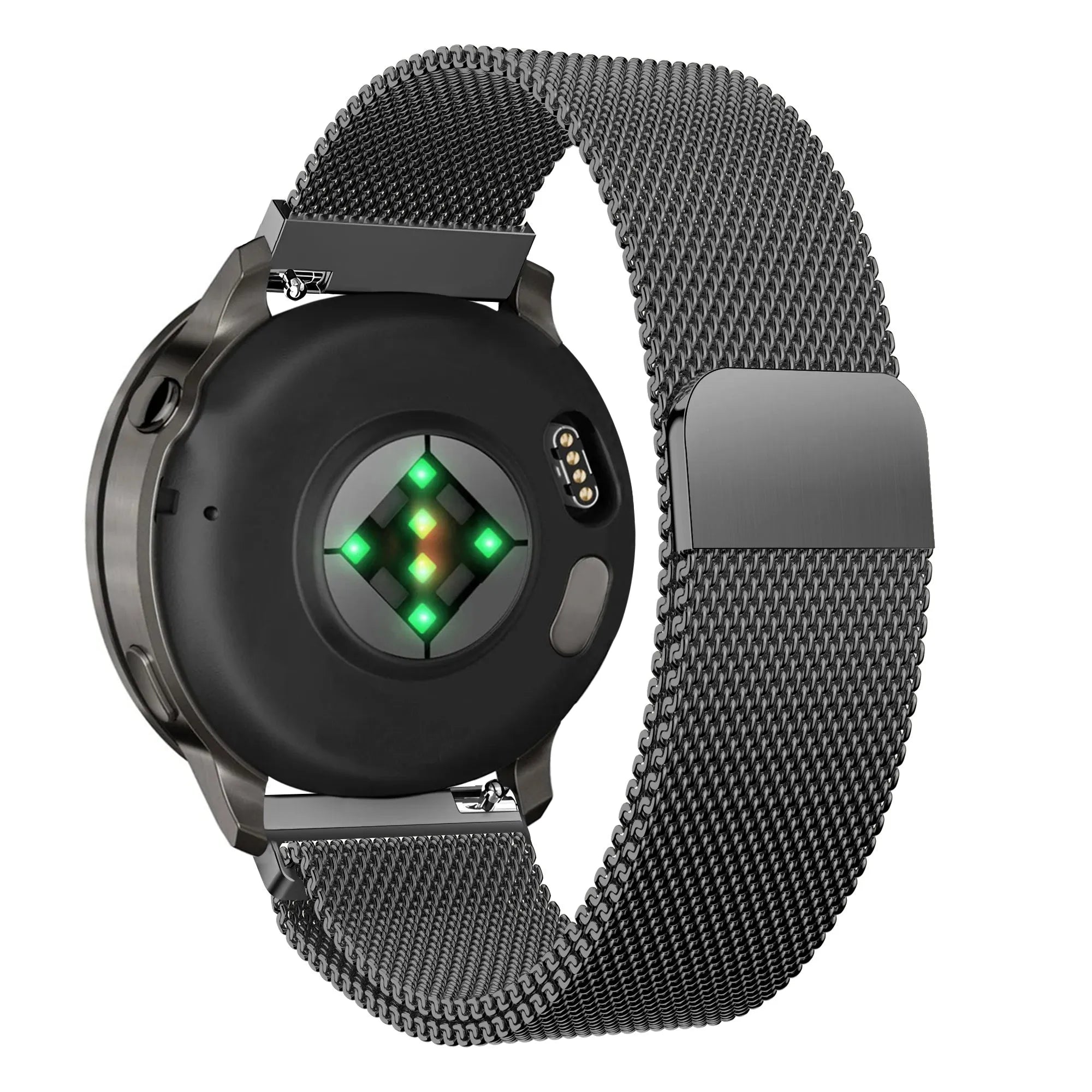 Bandz Garmin Forerunner 265s Milanese Loop Armband (Schwarz)