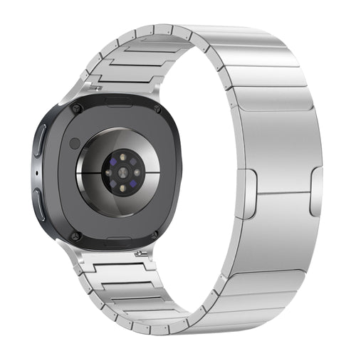 Bandz Samsung Galaxy Watch 8 Classic Titanium Strap 'One Bead' (Silver)