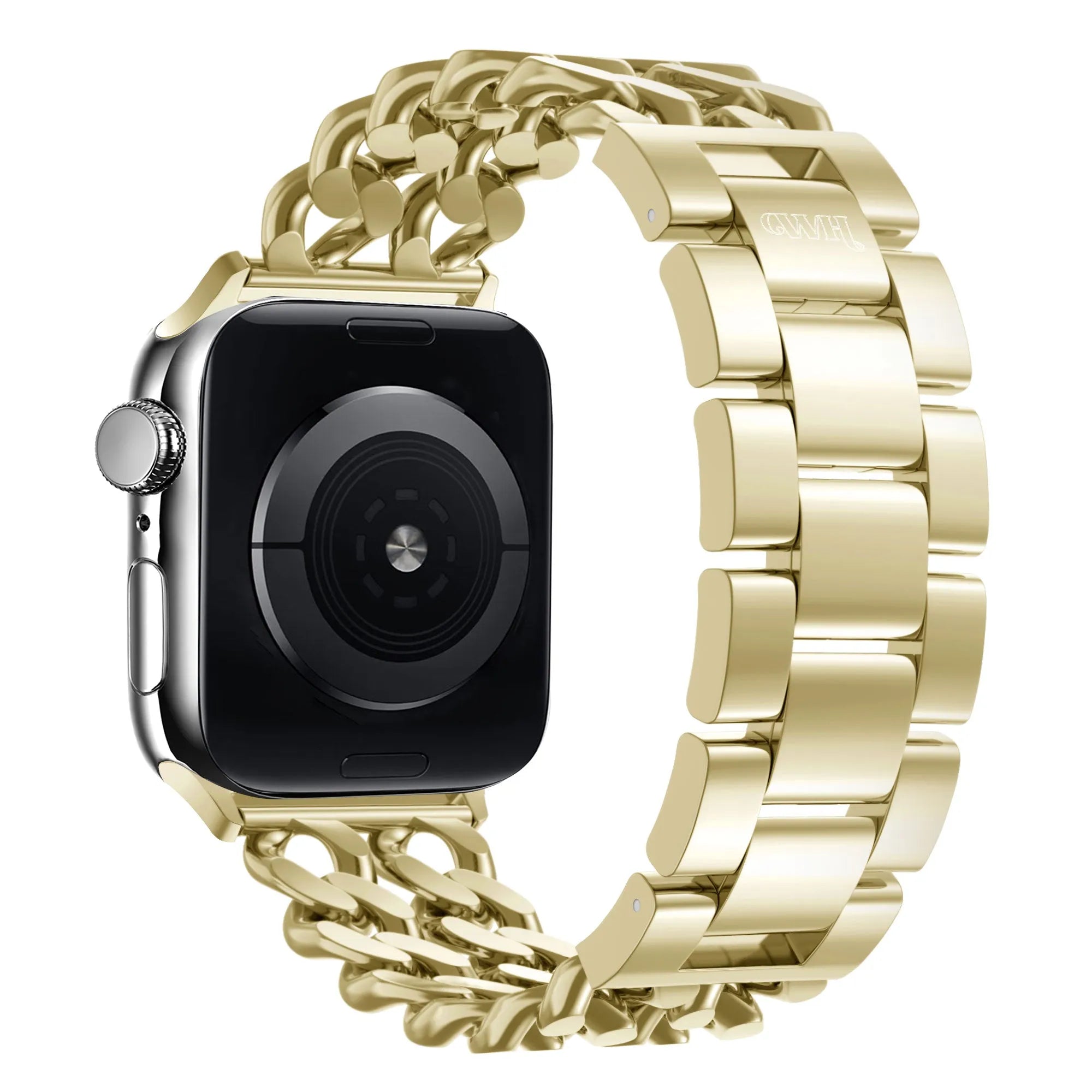xoxo Wildhearts Apple Watch Stahlarmband - Ketten-Armband (Gold) - 38/40/41/42mm